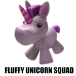 FLUFFY UNICORN #SQUAD