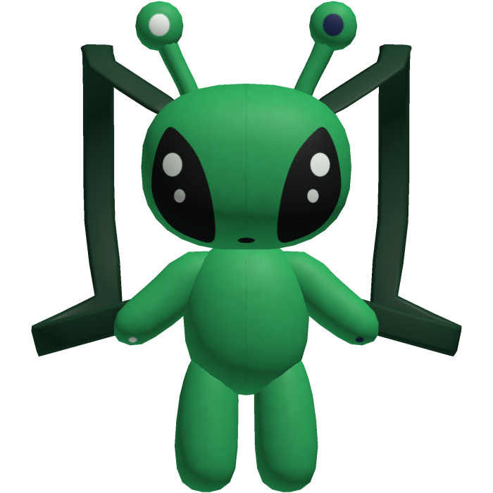 Backpack Plush 3.0 Cute Silly Green Alien
