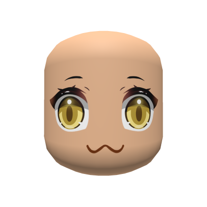 Cute Golden Eye Smile - Light Orange Roblox item