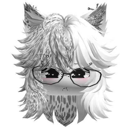 Moe Furry Wolfcut (Snow Leopard)