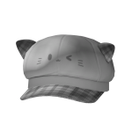 White Kitty Cat Hat