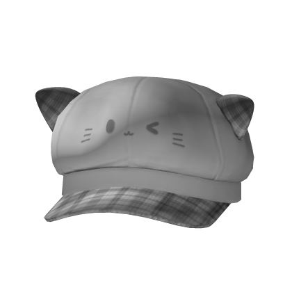 White Kitty Cat Hat Roblox item