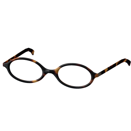 Y2K Geek Chic Glasses (Tortoise) Roblox item