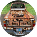You found the rusty truck