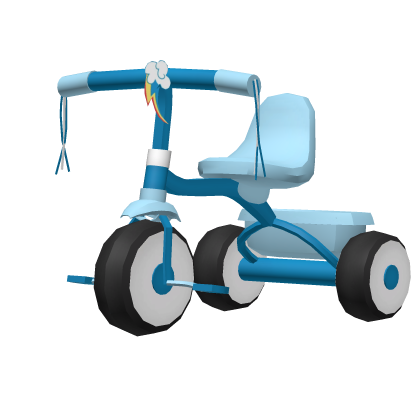 . ‿ ♡ cute rainbow dash pony bike ⊹ . ୨୧ Roblox item