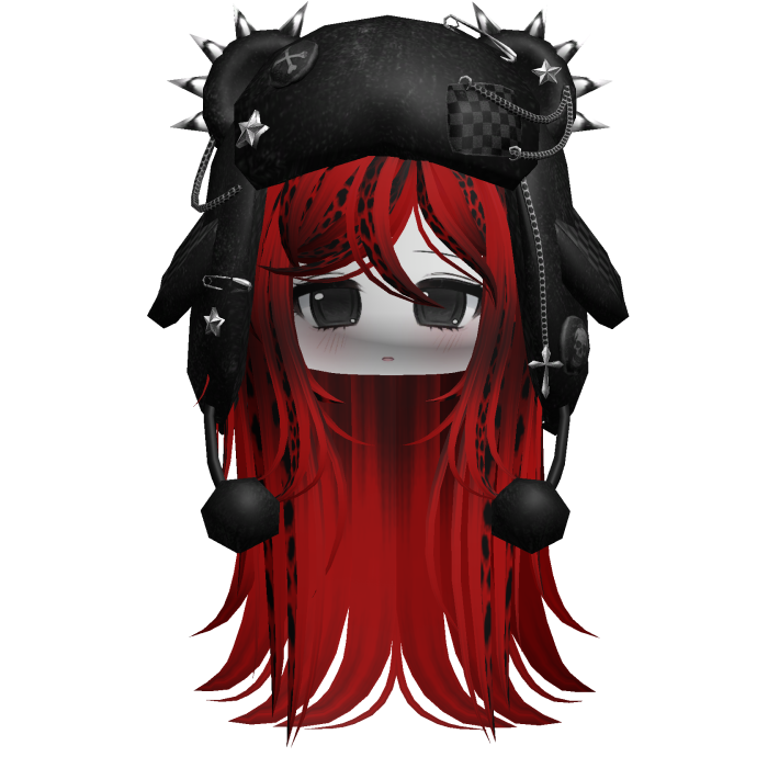 Wispy Scene Cut W/ Punk Ushanka Red Leopard