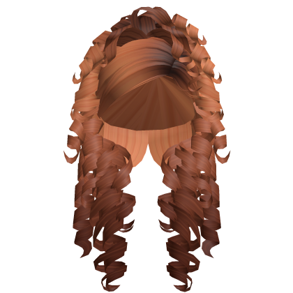 Curly High Ponytail (Ginger) Roblox item