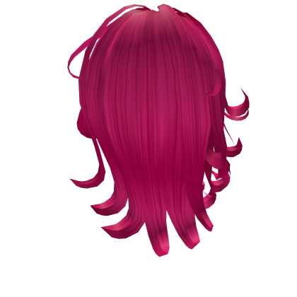 Gyaru Bouncy Layered Curls Hot Pink