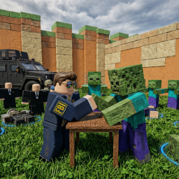 [☠] FBI vs Zombie Craft icon