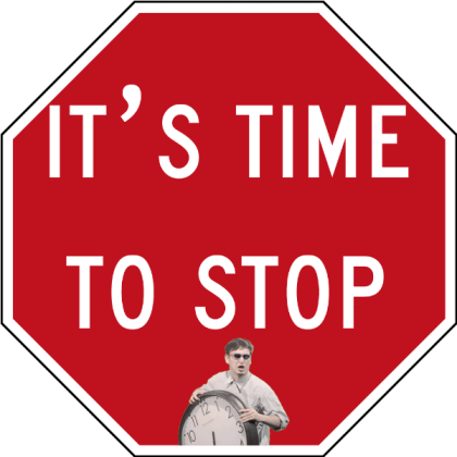 IT'S TIME TO STOP (STOP SIGN) Roblox decal