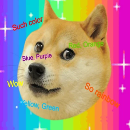 Rainbow Doge
