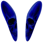 Blue Skull Squadron Bunny Ears