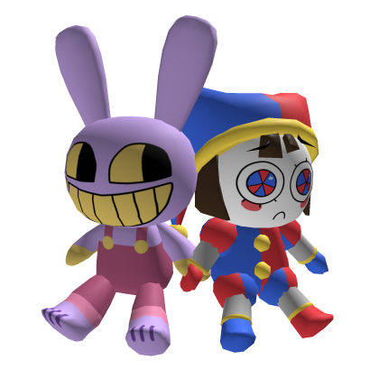 Pomni And Jax Waist Plush (TADC) Roblox item