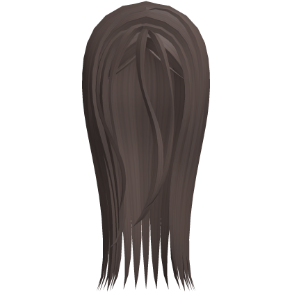 ʚ♡ wispy anime shiro long hair dark brown Roblox item
