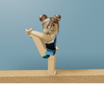 +Beach gymnastics+