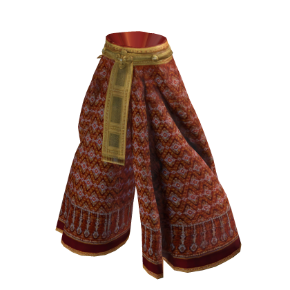 Traditional Thai Draped Baggy Pants — กางเกงผ้าไทย