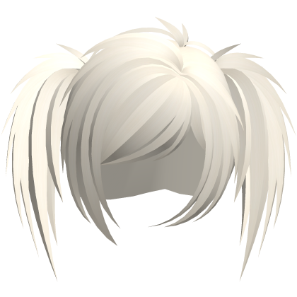 emo scene vkei choppy ponytails blonde
