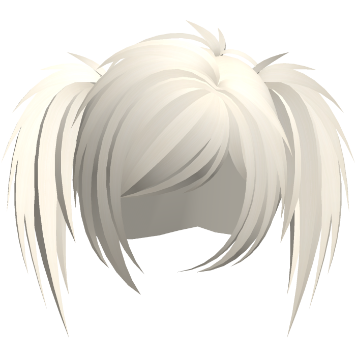 emo scene vkei choppy ponytails blonde