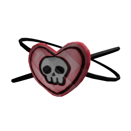 ☠️🫀🕸️: \ \ ‧RED SKULL EYEPATCH 🖤