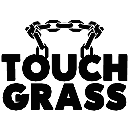 Cartoony White Touch Grass Chain Roblox item