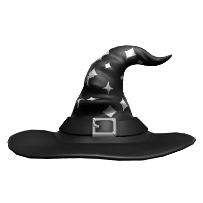 🧹 Black Starlight Witch Hat Roblox item thumbnail