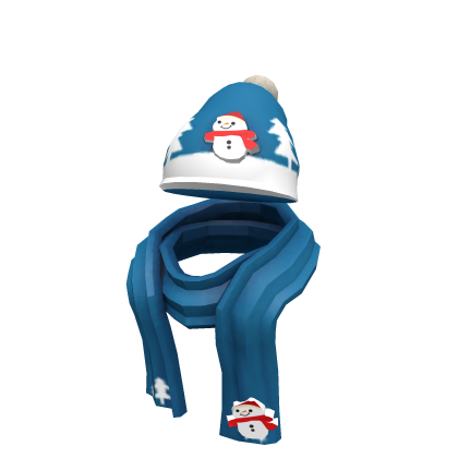 Snowman Scarf & Beanie
