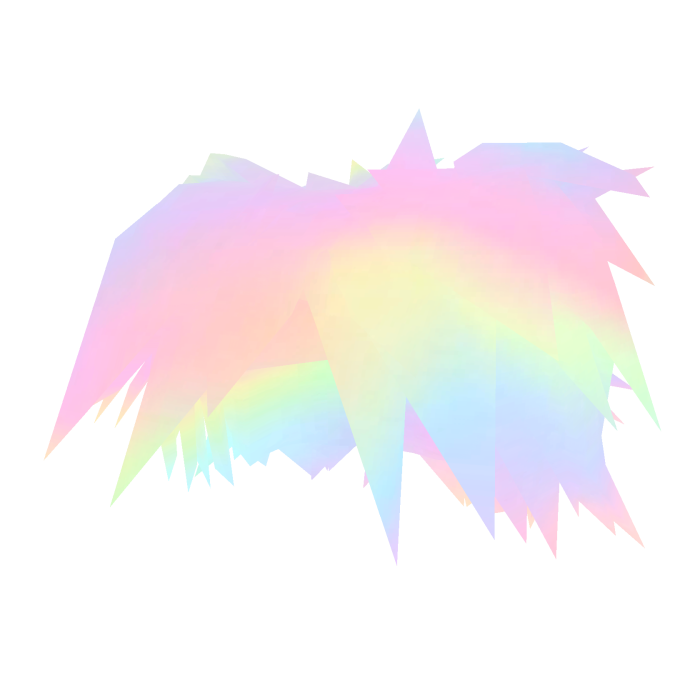 Pastel Prism Skies Scene Hair