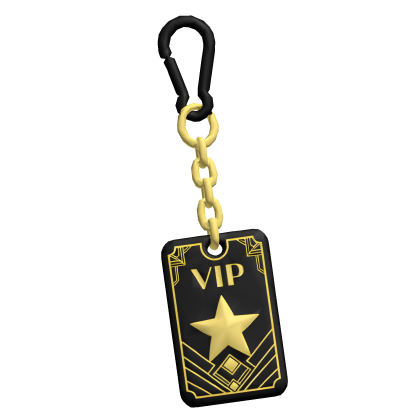 Gold Star Keychain