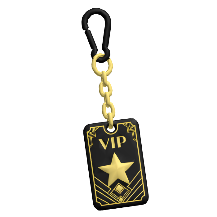 Gold Star Keychain