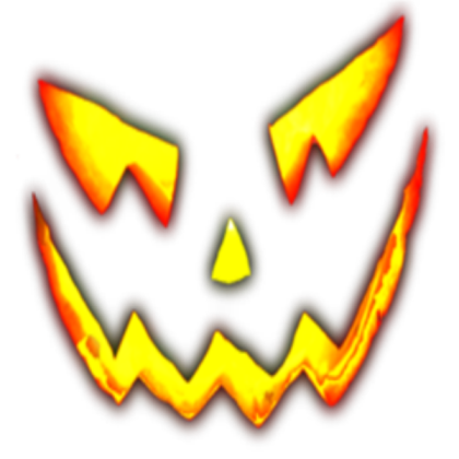 scary pumpkin face Roblox decal