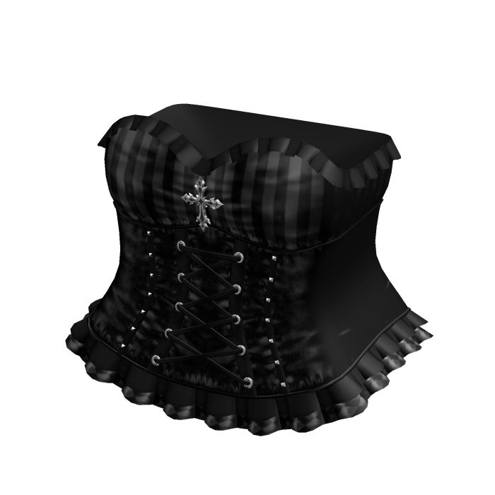 Gothic Emo Black Pinstripe Clown Dress