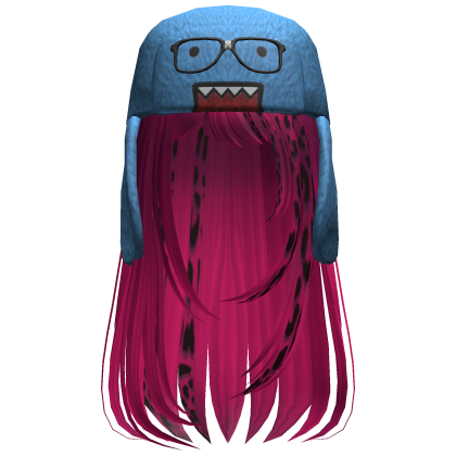 Domo Long Girl Hair Pink Cheetah V2