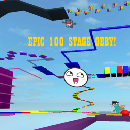 (100 STAGES) Easy Obby!