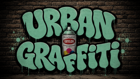 🎨 Urban Graffiti (Spray Paint Draw)
