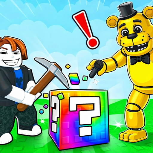 Break a Lucky Block for FNAF!