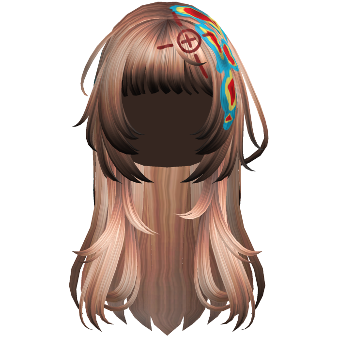 Blonde Heatwave Crosshair Punk Flowy Girl Hair