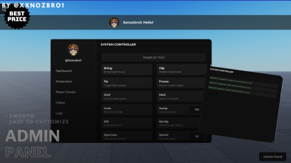 Admin System Hub |Next-Gen Moderation Suite preview 1