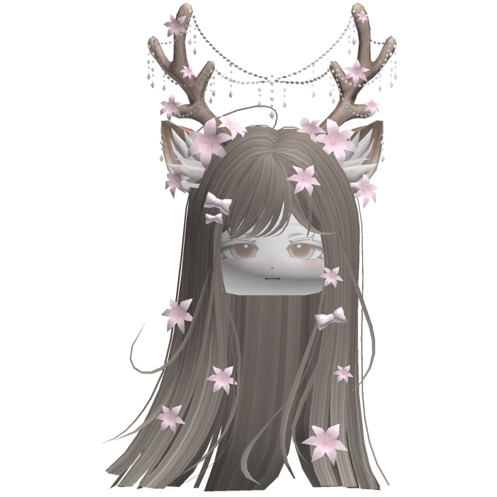 Ethereal Christmas Fairy Fawn Hair w/ Antlers