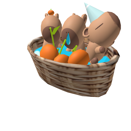 Basket of Cute Capybaras 🥭
