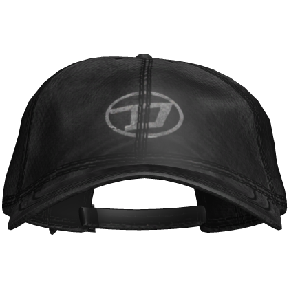 backwards black grunge disel distressed cap