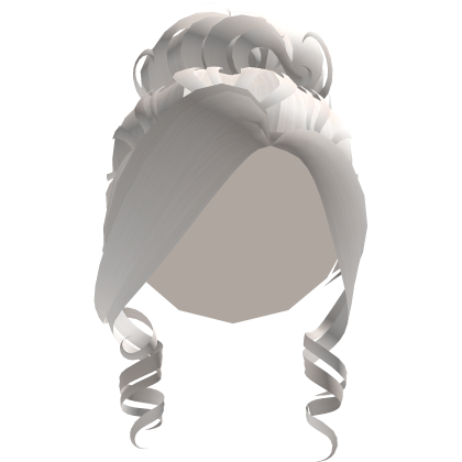 y2k Stylish Bun ( Plat ) Roblox item