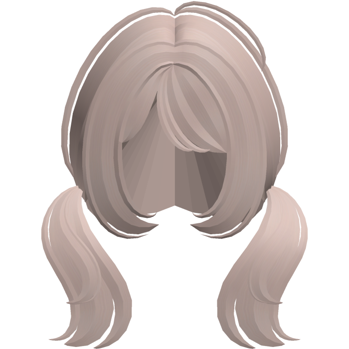 ♡⸝⸝ milk tea v2 baby doll swoopy pigtails in black