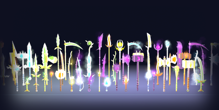 Low Poly Fantasy Weapon Pack x60 Elemental Blade preview 1