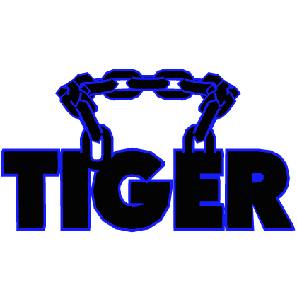 Cartoony Blue Tiger Chain Roblox item