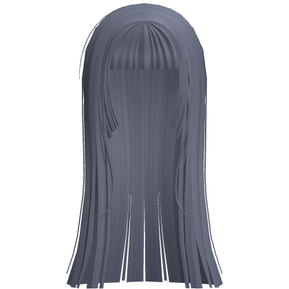 ♡: pretty doll straight long hime in grayish blue Roblox item