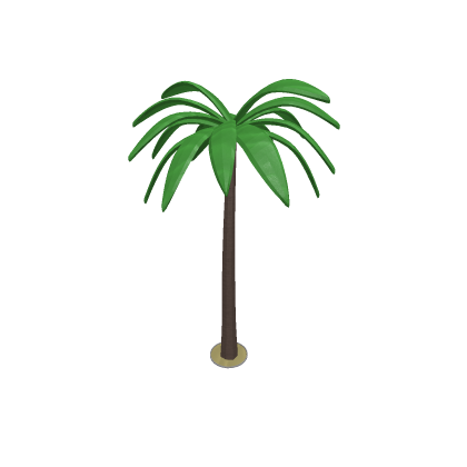 Low poly palm tree