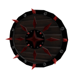 Crimson Viking Shield