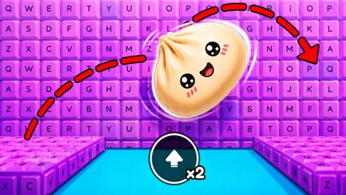+1 Backflip Squishy Dumpling Keyboard Escape