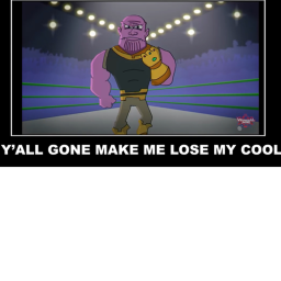 he lost his cool!!!