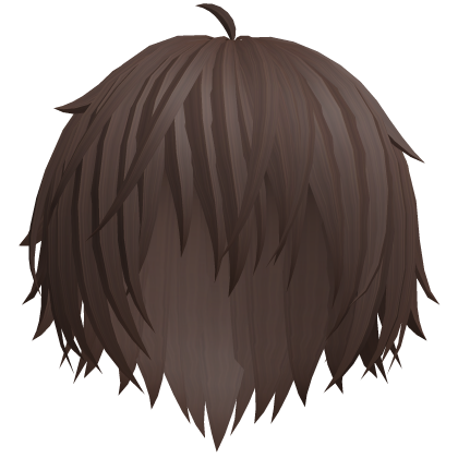 Brown Messy Emo Hair Roblox item